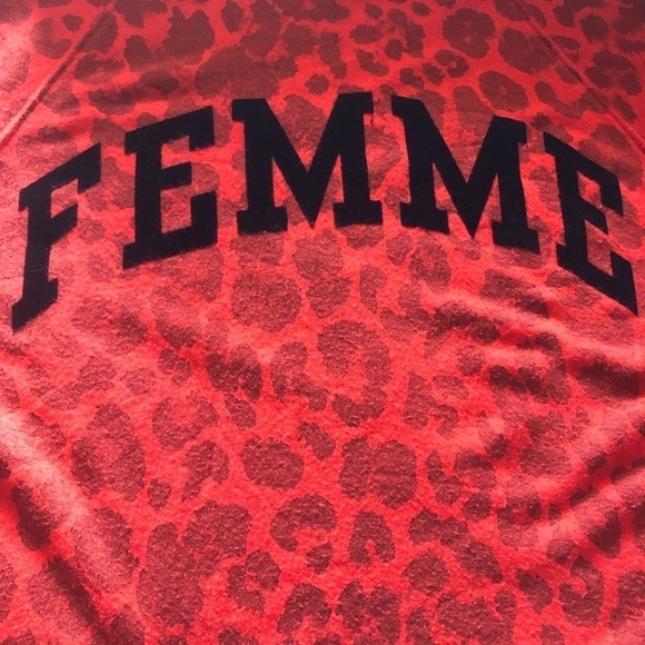 PAM & GELA Femme Leopard Cropped Sweatshirt - Picture 5 of 10